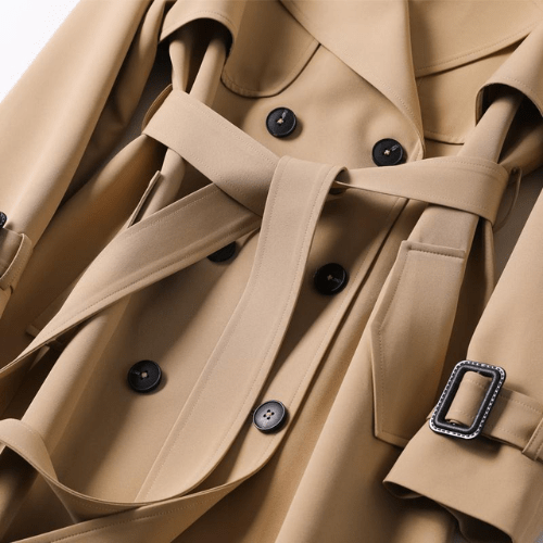 Damen Trenchcoat Vintage | Mittel-Lang