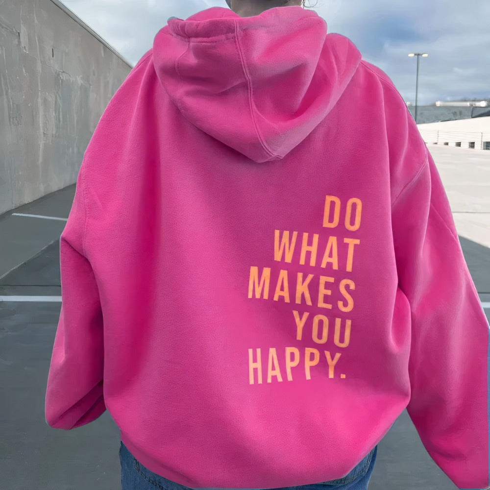 Damen Kapuzenpullover Locker | Mit Kordelzug