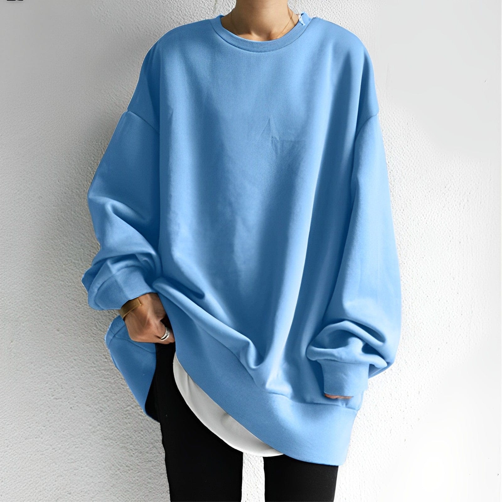 Damen Sweatshirt Oversized | Langer Schnitt