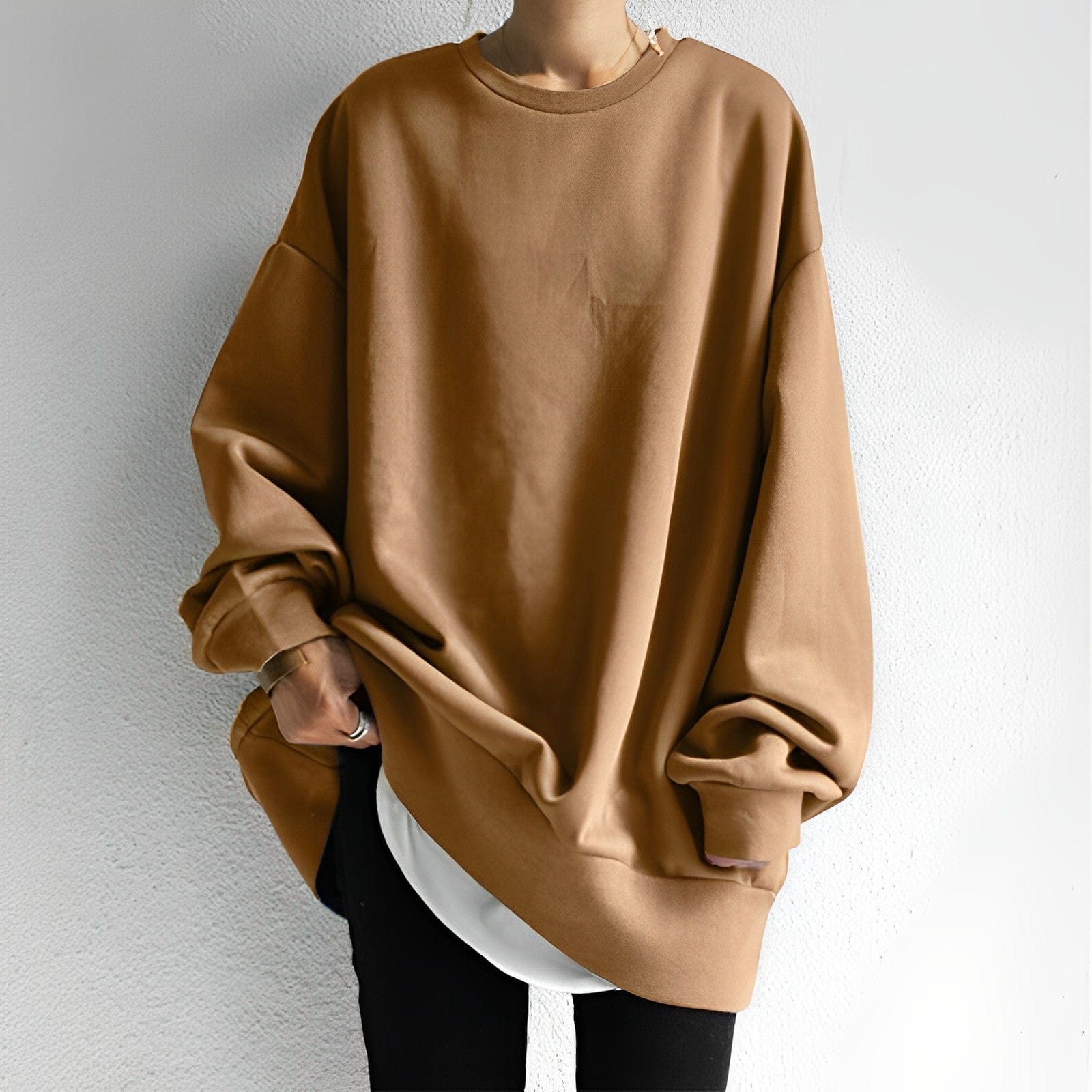 Damen Sweatshirt Oversized | Langer Schnitt